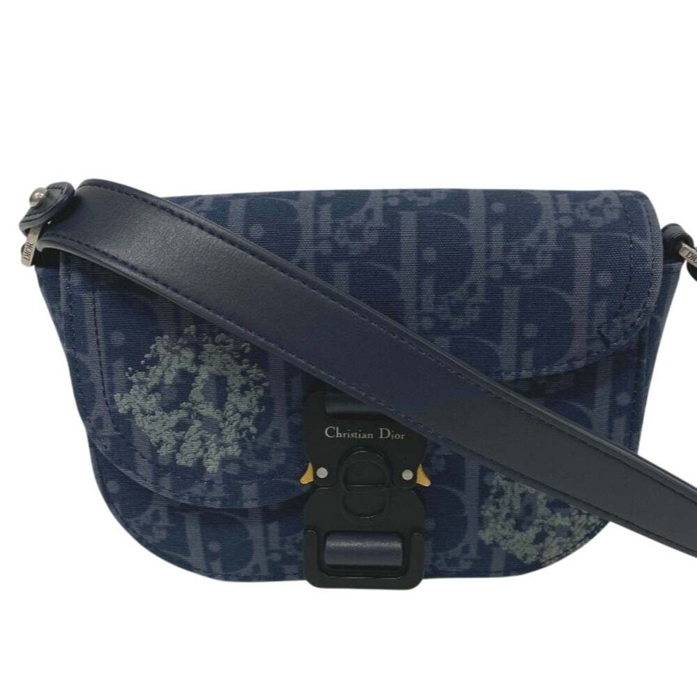 CHRISTIAN DIOR Blue Shoulder Bag - Picture 1 of 12